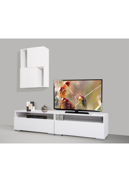 Plus 813789 Diamond Tv Ünitesi-Beyaz fiyatları