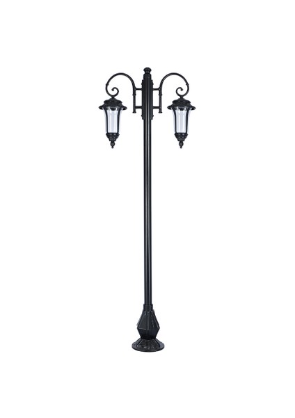 Aliminyum Damla Model 2 Kollu Aydınlatma Direk