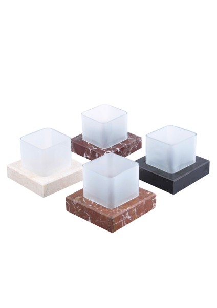 Bej Kare Mermer Mumluk modelleri