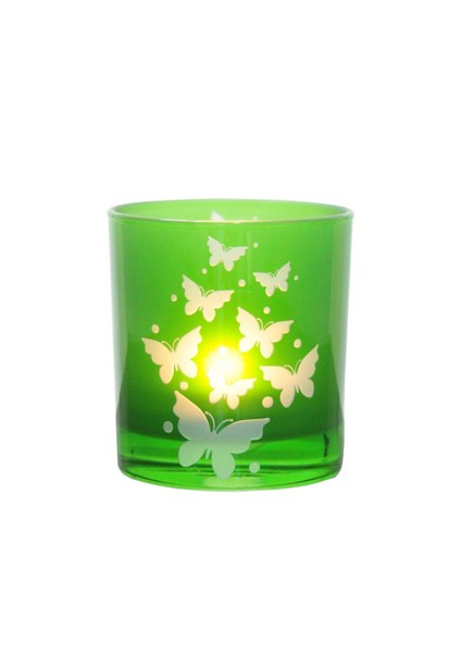 Butterfly Yeşil Mumluk