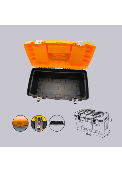 Metal Kilitli 19” Tekli Takım Çanta