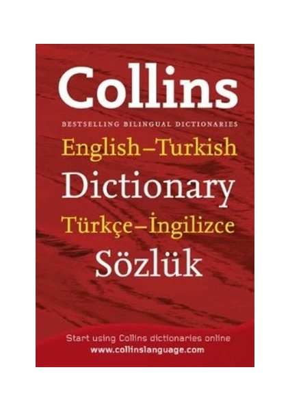 Collins English-Turkish Dictionary / Türkçe-İngilizce Sözlük