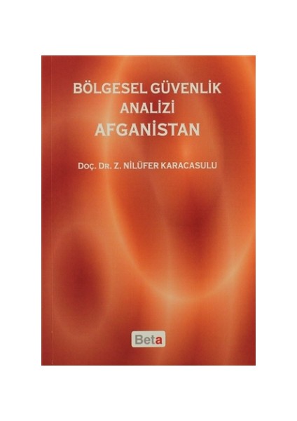 Bölgesel Güvenlik Analizi Afganistan