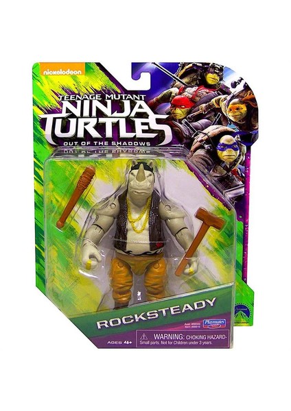 Ninja Kaplumbağalar Rocksteady Film Figür 12 cm