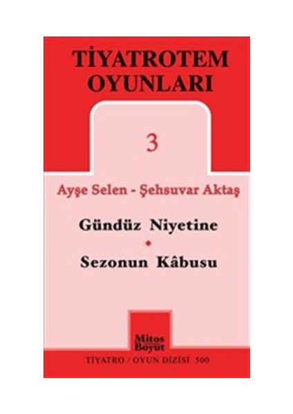 TiyatroTem Oyunları 3 : Gündüz Niyetine - Sezonun Son Kabusu