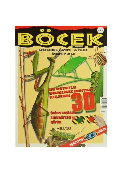 3D Çocuk Dergisi - Böceklerin Dünyası