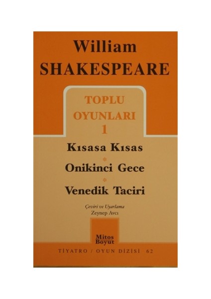 Toplu Oyunları 1: Kısasa Kısas - Onikinci Gece - Venedik Taciri