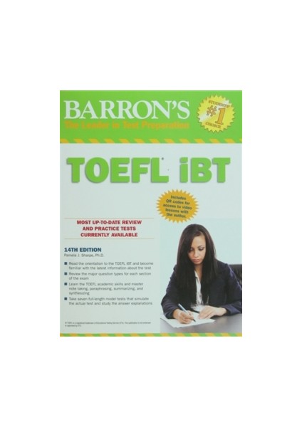 Barron’s TOEFL iBT, 14th Edition - Pamela J. Sharpe