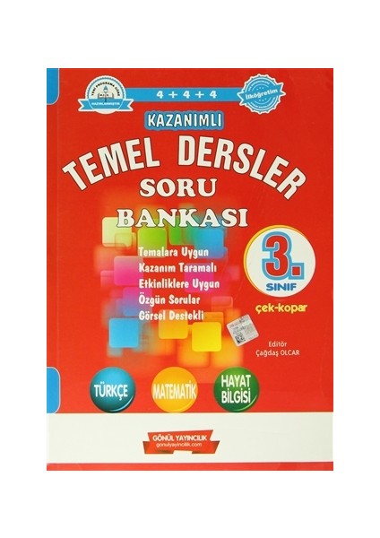 3. Sınıf Kazanımlı Temel Dersler Soru Bankası