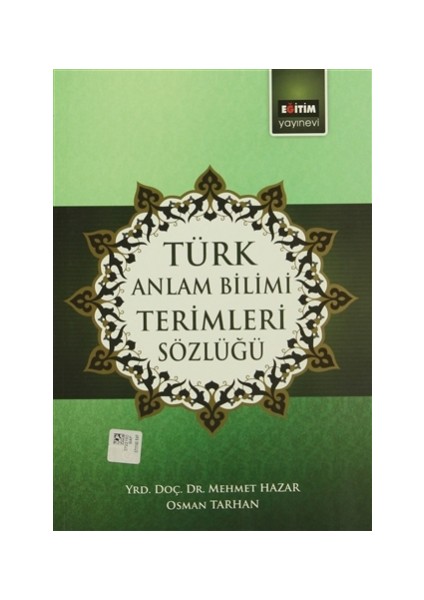 Türk Anlam Bilimi Terimleri Sözlüğü