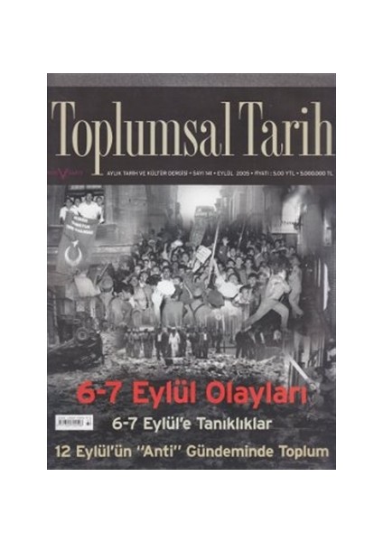 Toplumsal Tarih Dergisi Sayı: 141