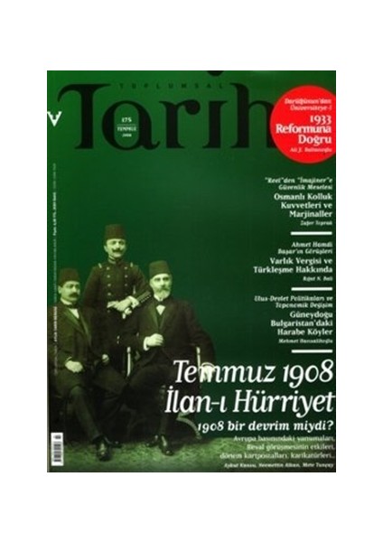 Toplumsal Tarih Dergisi Sayı: 175