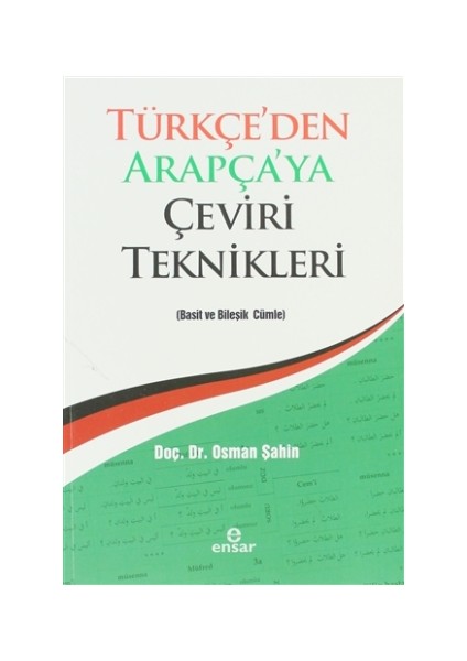 Türkçe'den Arapça'ya Çeviri Teknikleri