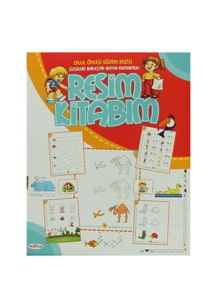 Resim Kitabım (DVD+Boya Kalemi Hediyeli)