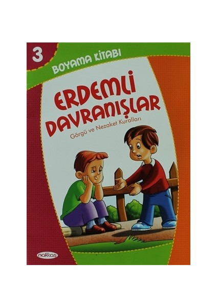 Boyama Kitabı 3 - Erdemli Davranışlar