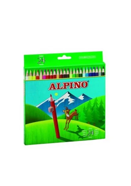 Alpıno 24 Renk 1/1 Kuru Boya Kalemi Al-658-6589