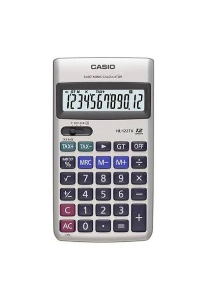 Casıo Hl-122 Tv 12 Hane Hesap Makinası 12 Hane