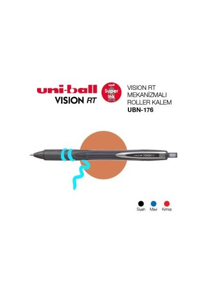 Ubn-176 Siyah Basmalı Vısıon 0.6 Kalem