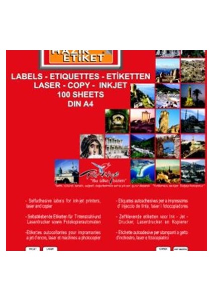 210X148,5 Laser Etiket Tw-2102