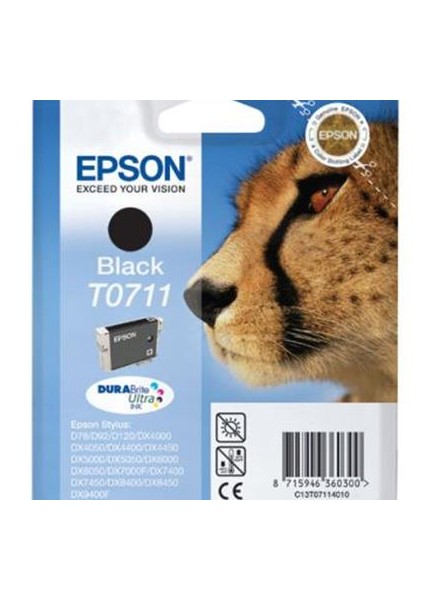 T0711 Siyah Kartuş