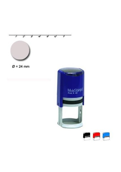 Mobi Stamps R-24 Yuvarlak Otomatik Kaşe
