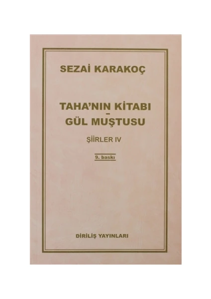 Taha’nın Kitabı Gül Muştusu - Şiirler 4