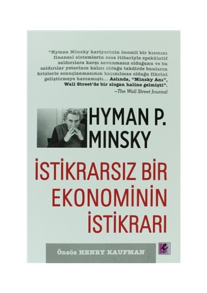 İstikrarsız Bir Ekonominin İstikrarı