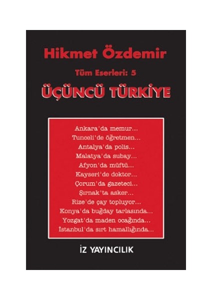 Üçüncü Türkiye Tüm Eserleri 5