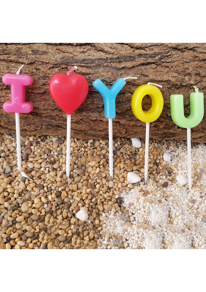 5'li I love You Kalp Mum Seti mm02