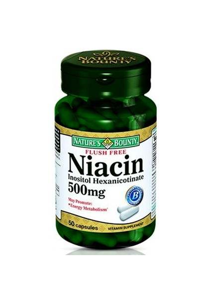 Niacin 500 Mg 50 Kapsül