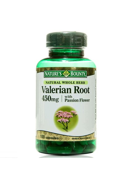 Valerian Root With Passion Flower 450 Mg 100 Kapsül