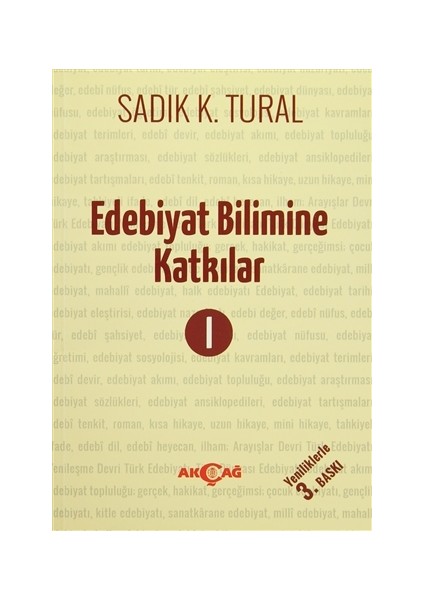 Akçağ Yayınları Edebiyat Bilimine Katkılar 1