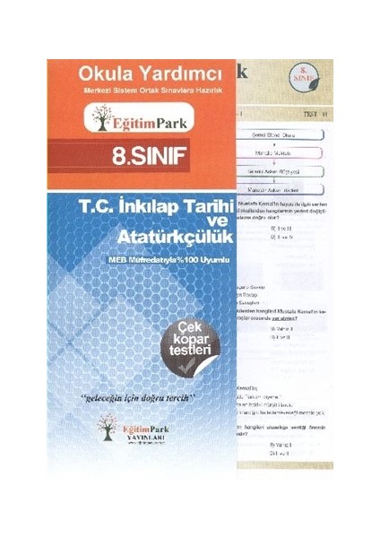 Eğitim Park 8. Sınıf T.C. İnkılap Tarihi ve Atatürkçülük Yaprak Test