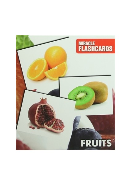 MK Publications Miracle Flashcards - Fruit