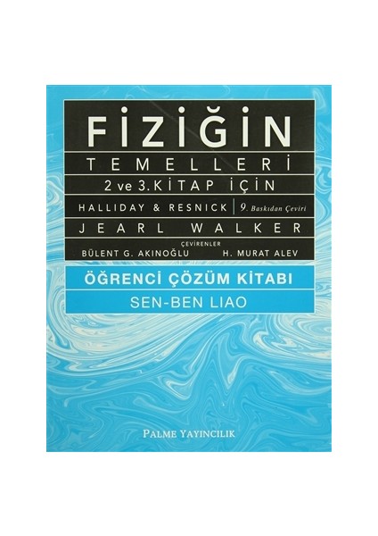 Fiziğin Temelleri 2. ve 3. Kitap İçin