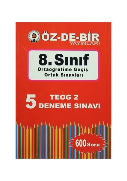 8.Sınıf TEOG-2 5 Deneme Sınavı