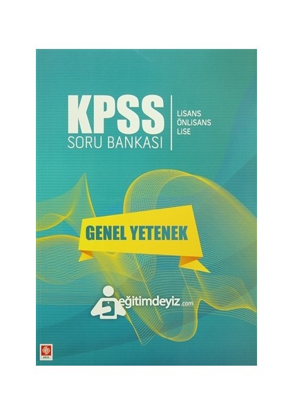 KPSS Soru Bankası Genel Yetenek