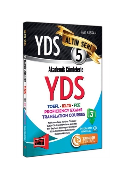 YDS Akademik Cümlelerle YDS-TOEFL-IELTS-FCE Altın Seri 5