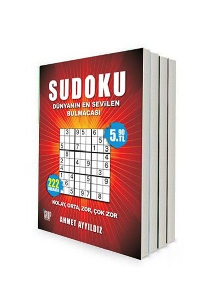 Yetişkinler İçin Sudoku (8 Kitap Takım)
