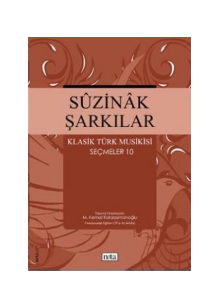 Suzinak Şarkılar Klasik Türk Musikisi Seçmeler 10