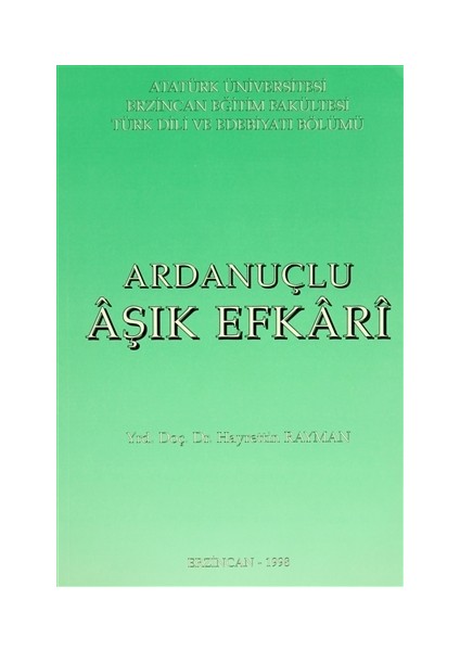 Ardanuçlu Aşık Efkari