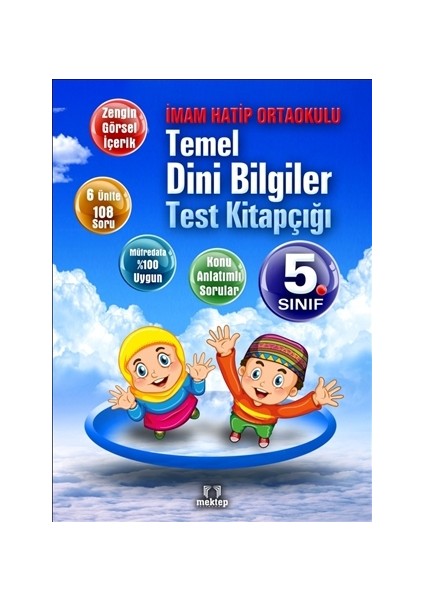 5. Sınıf İmam Hatip Ortaokulu Temel Dini Bilgiler Test Kitapçığı
