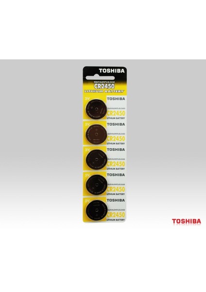 Toshıba Cr 2450 Lıthıum 5Li Pil