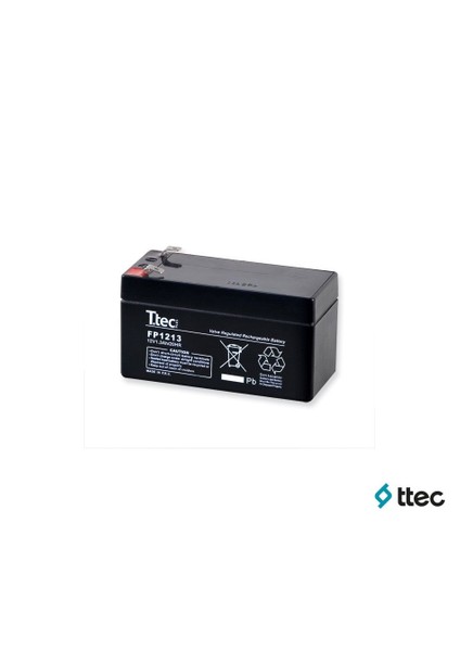 T.Tec Plus 12V 1,3Ah Bakımsız Kuru Akü