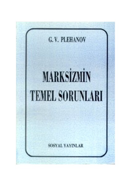 Marksizmin Temel Sorunları