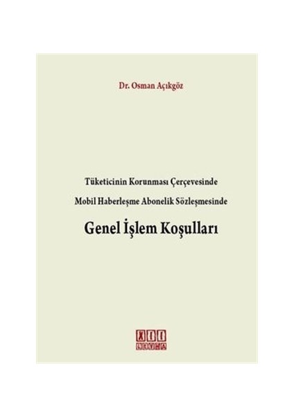 Genel İşlem Koşulları