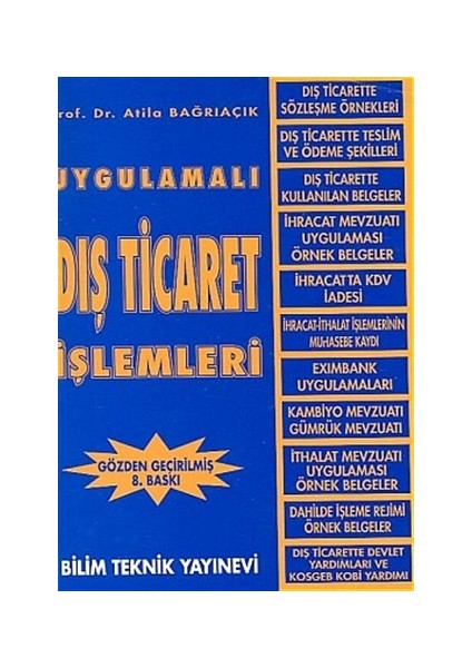Uygulamalı Dış Ticaret İşlemleri
