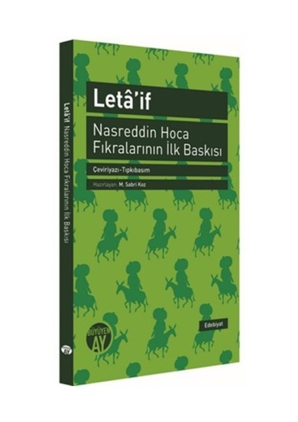 Leta'if - Nasreddin Hoca Fıkralarının İlk Baskısı