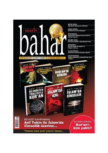 Aylık Kültür, Sanat ve Edebiyat Dergisi Sayı : 200