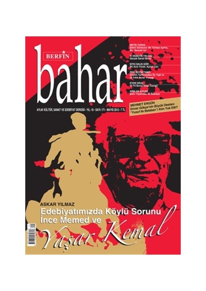 Aylık Kültür, Sanat ve Edebiyat Dergisi Sayı : 171